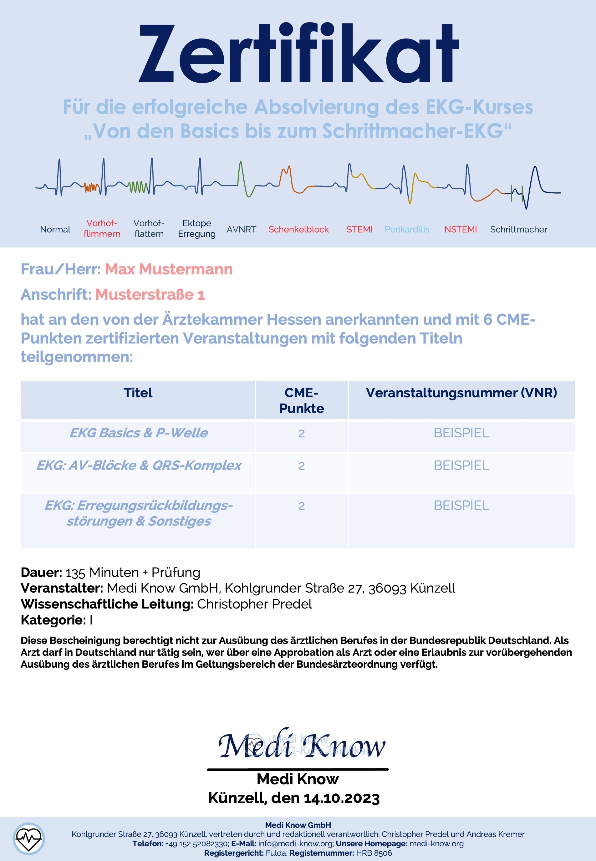 EKG-Video-Kurs - Medi Know