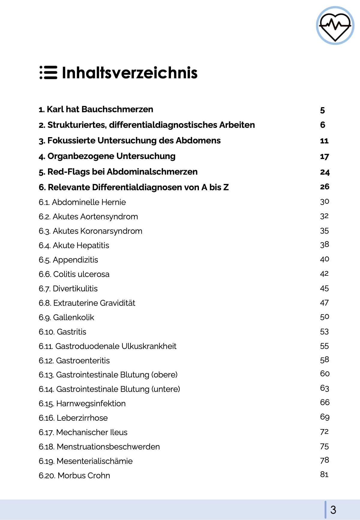 Differentialdiagnostik im Rettungsdienst - Abdominalschmerzen - Medi Know