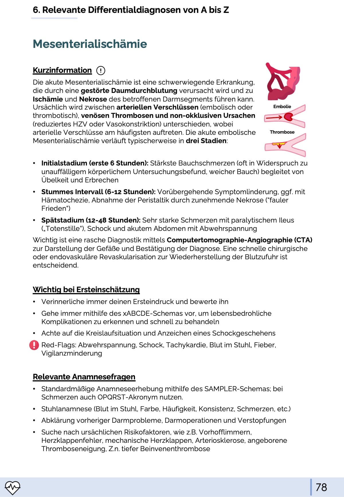 Differentialdiagnostik im Rettungsdienst - Abdominalschmerzen - Medi Know