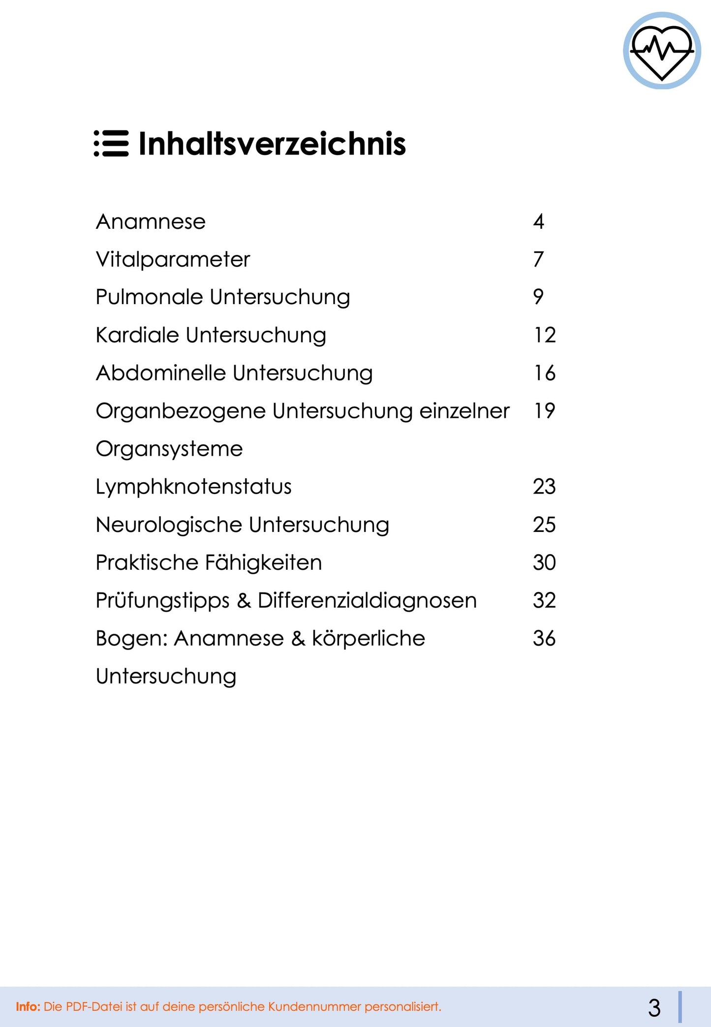 Untersuchungs-Heft - Medi Know