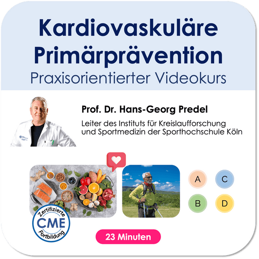 Kardiovaskuläre Primärprävention Videokurs (CME-zertifiziert) Video Medi Know