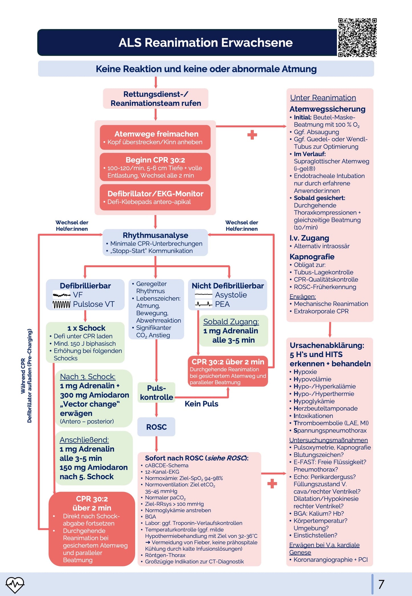 Klinische Notfallalgorithmen