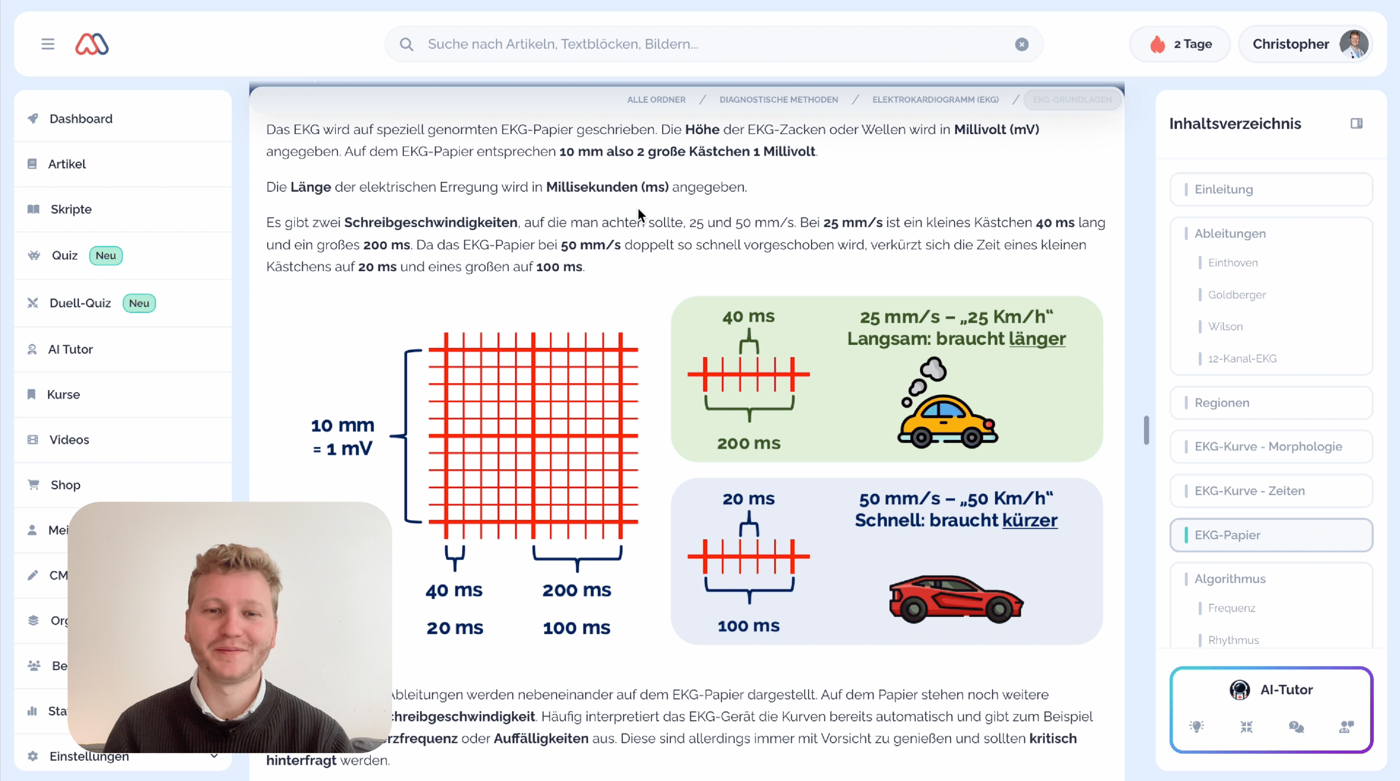 Video laden: Vorstellung unserer Lernplattform