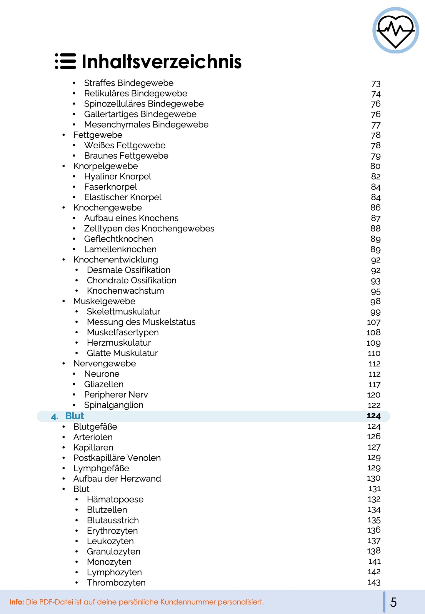 Histologie-Skript - Zytologie und Gewebelehre