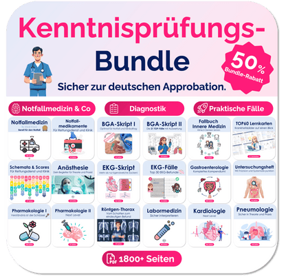 Kenntnisprüfungs-Bundle – Sicher zur deutschen Approbation