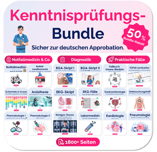 Kenntnisprüfungs-Bundle – Sicher zur deutschen Approbation
