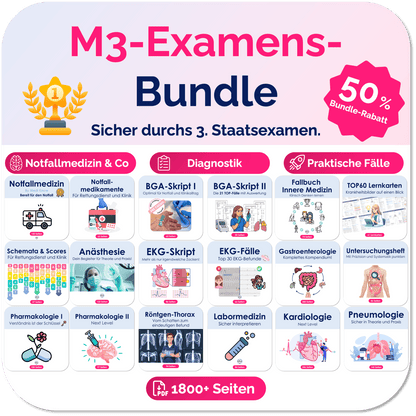 M3-Bundle – sicher durch das 3. Staatsexamen