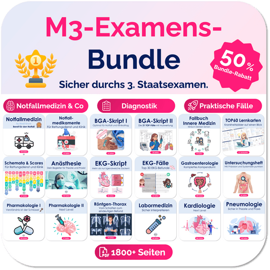 M3-Bundle – sicher durch das 3. Staatsexamen