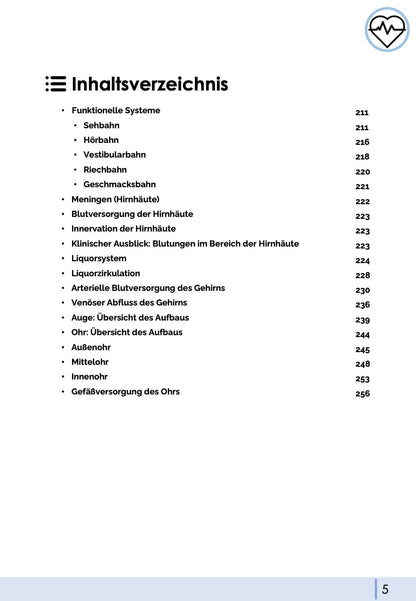 Anatomie III. - Kopf, Hals und Neuroanatomie