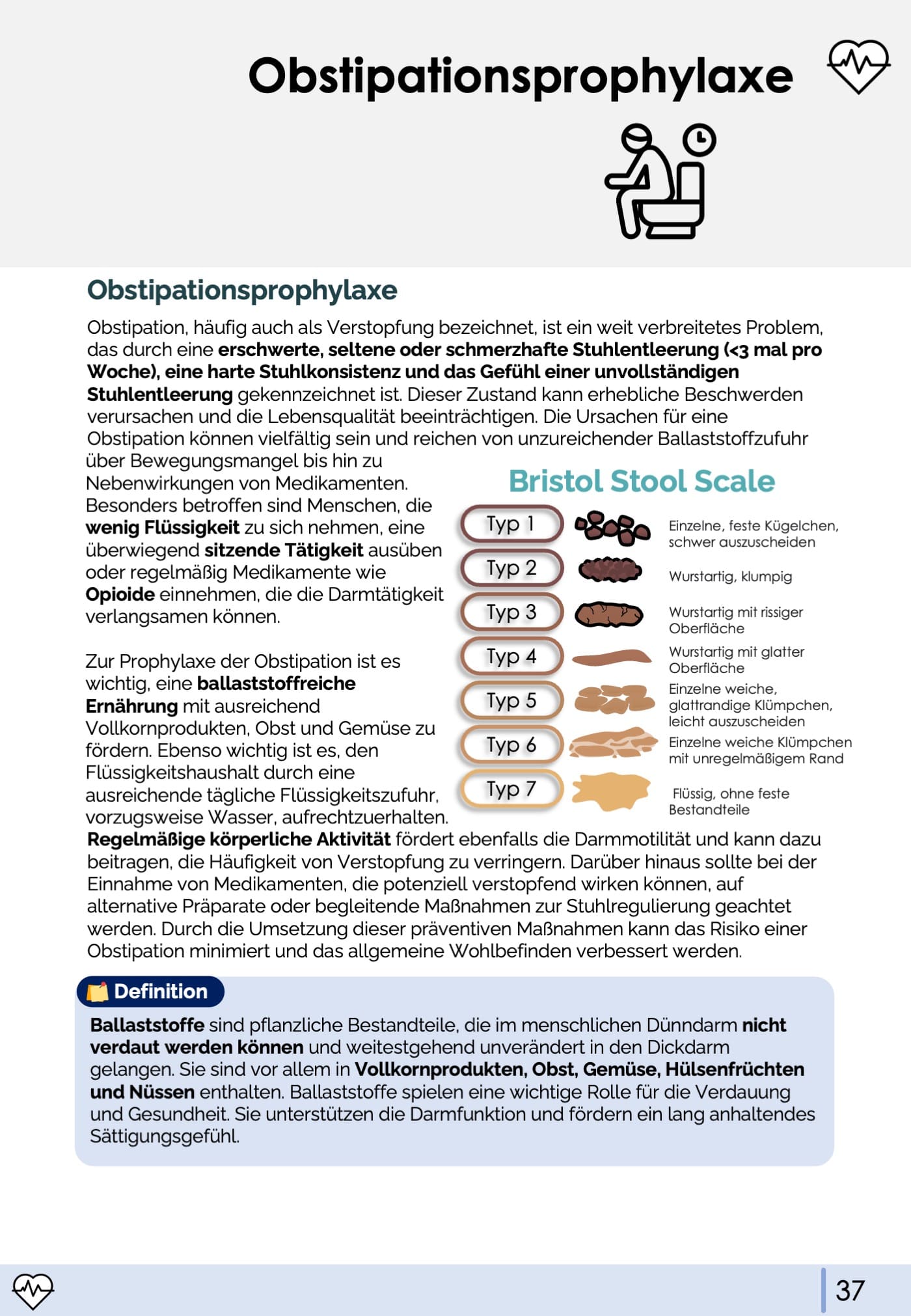 Pflegeprophylaxen